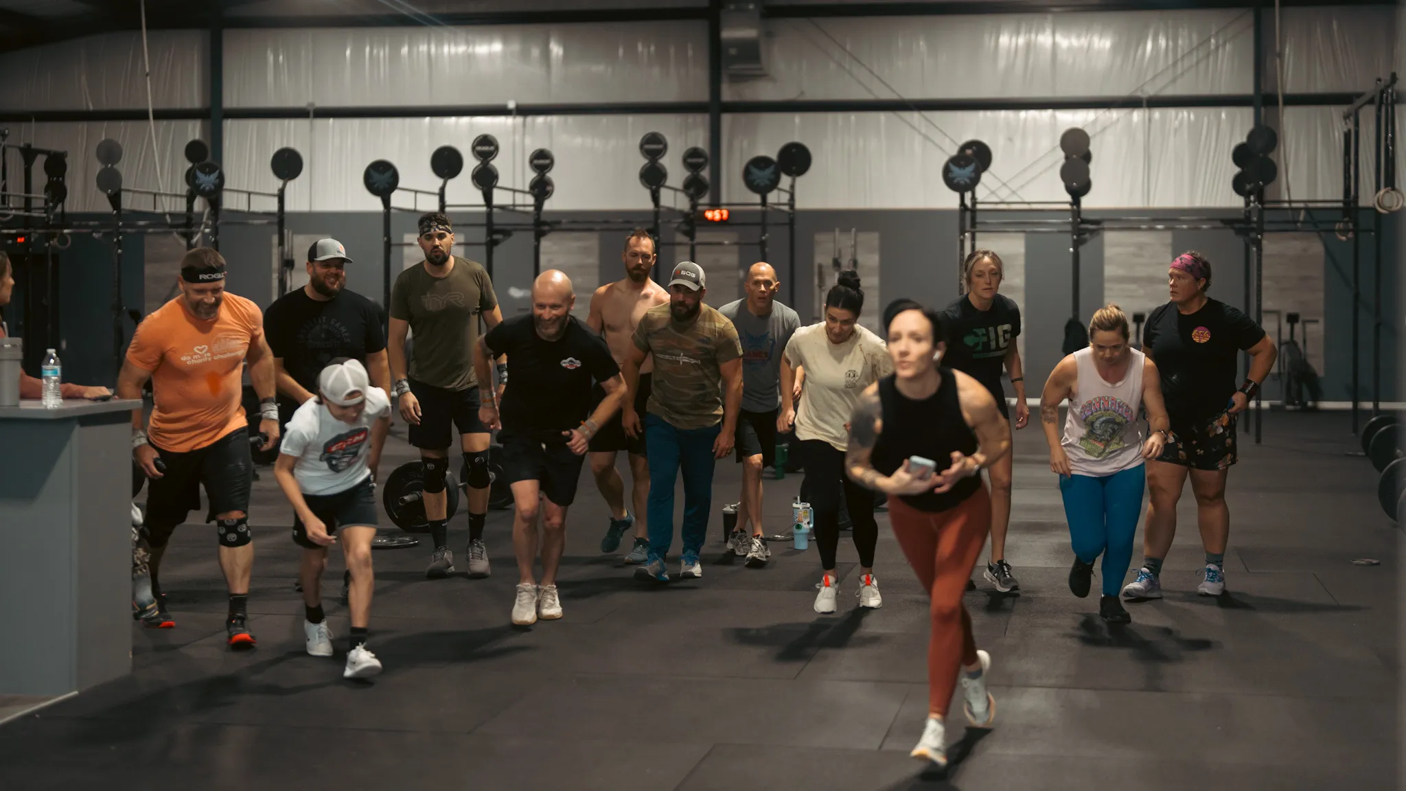 CrossFit Fig community working out together in Grain Valley near Blue Springs